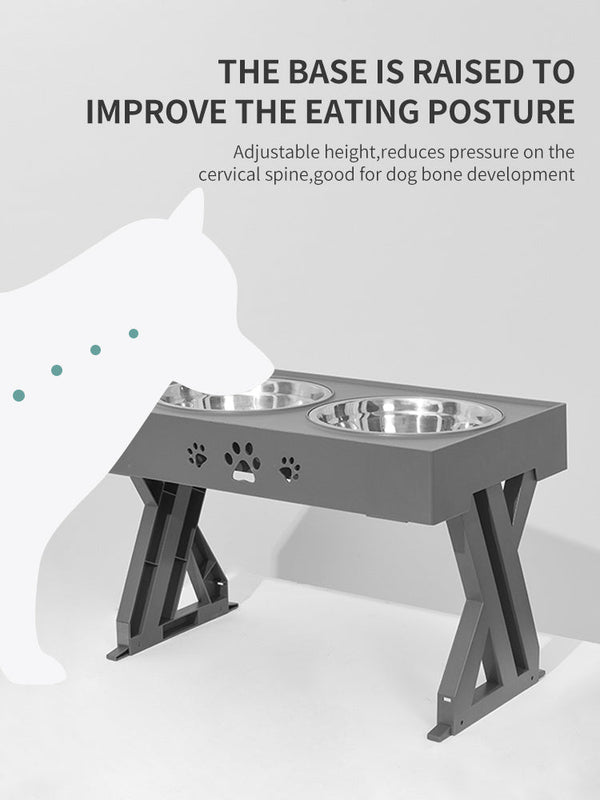 Pet Bowl Dog Bowl Pet Feeder Stainless Steel Bowl Folding Bowl - Yahko Merchandise