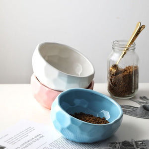 Pet bowl oblique mouth cat bowl food bowl dog bowl method bucket food bowl - Yahko Merchandise