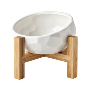 Pet bowl oblique mouth cat bowl food bowl dog bowl method bucket food bowl - Yahko Merchandise