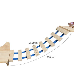 Pet Cat Climbing Frame Wall Type Solid Wood Wall Hanging Platform Ladder Pets Accessories - Yahko Merchandise