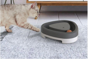 Pet Cat Self - hey Toy Smart Funny Cat Triangle Turntable Electric Toy Cat Scratcher - Yahko Merchandise