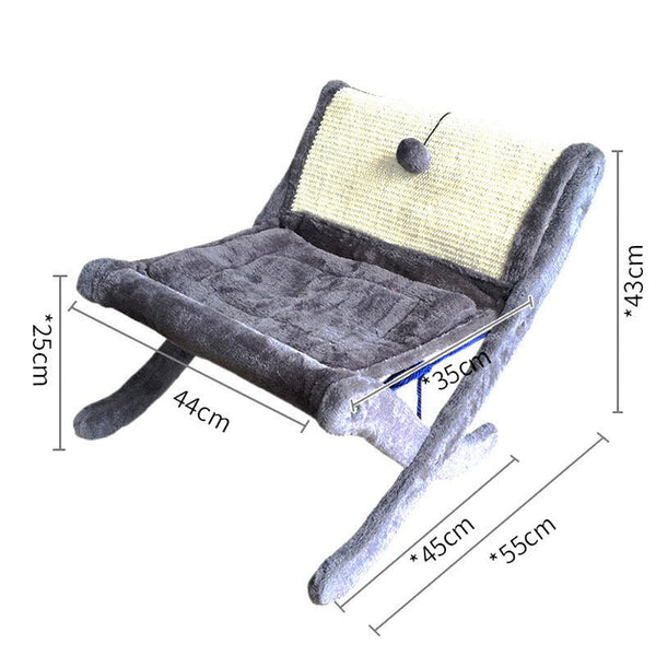 Pet Cat Sofa Bed Sunbathing Chair - Yahko Merchandise