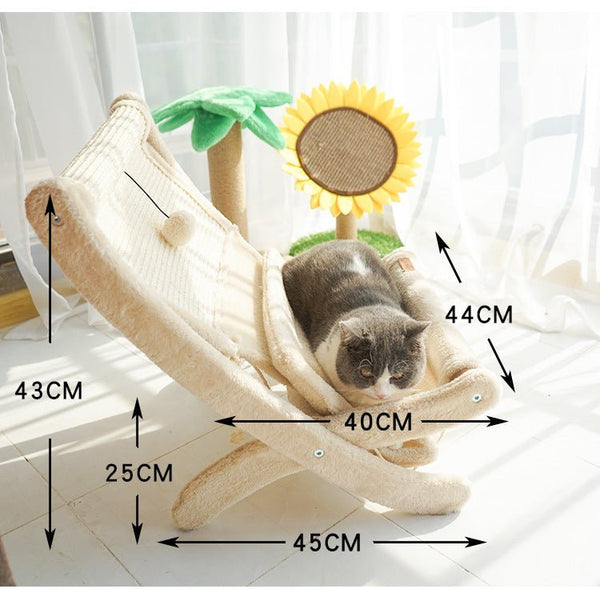 Pet Cat Sofa Bed Sunbathing Chair - Yahko Merchandise