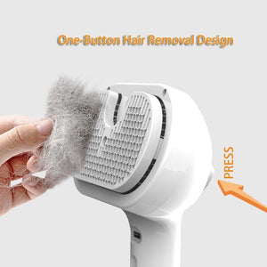 Pet Comb Self Cleaning Pets Hair Remover Brush For Dogs Grooming Comb - Yahko Merchandise