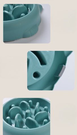 Pet Dog Cat Slow Feeder Bowls Anti Choking Slow Feeder Dish Bowl Home Dog Eating Plate Anti Gulping Bowl Supplies - Yahko Merchandise