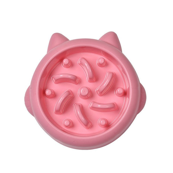 Pet Dog Cat Slow Feeder Bowls Anti Choking Slow Feeder Dish Bowl Home Dog Eating Plate Anti Gulping Bowl Supplies - Yahko Merchandise