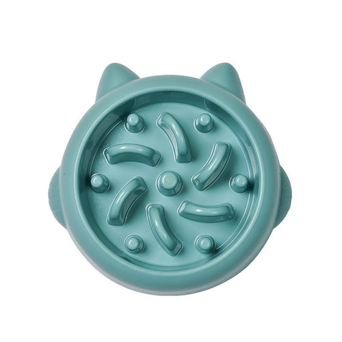 Pet Dog Cat Slow Feeder Bowls Anti Choking Slow Feeder Dish Bowl Home Dog Eating Plate Anti Gulping Bowl Supplies - Yahko Merchandise