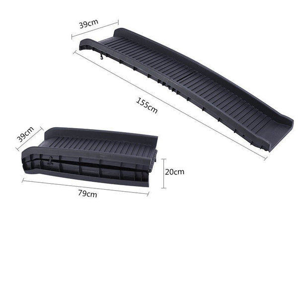 Pet Folding Ladder Slope Non - slip Plastic Stairs - Yahko Merchandise