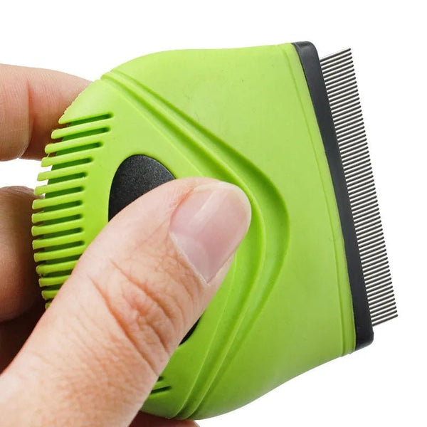 Pet Life 'Grazer' Handheld Travel Grooming Cat And Dog Flea And Tick - Yahko Merchandise