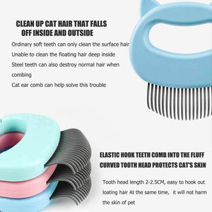 Pet Massage Brush Pet Grooming Massage Tool To Remove Loose Hairs - Yahko Merchandise