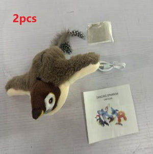 Pet Plush Toy Making Sound Electric Fish Jumping Winged Bird - Yahko Merchandise
