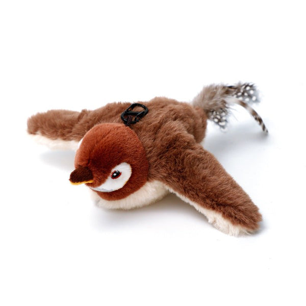 Pet Plush Toy Making Sound Electric Fish Jumping Winged Bird - Yahko Merchandise