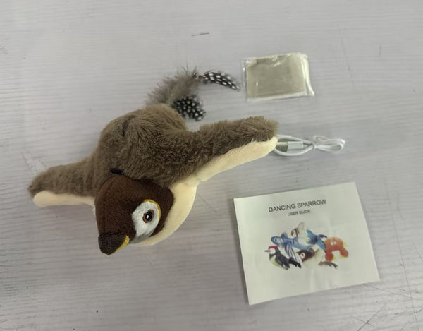 Pet Plush Toy Making Sound Electric Fish Jumping Winged Bird - Yahko Merchandise