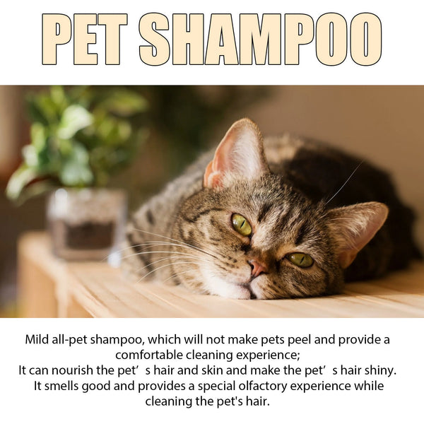 Pet Shampoo Mild And Clean Pet Cat And Dog Hair Soft And Unknotted Shampoo Shampoo - Yahko Merchandise