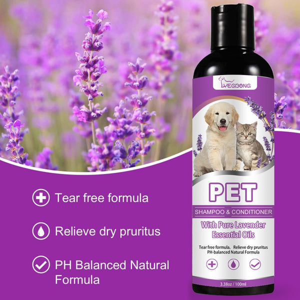 Pet Shampoo Pet Bath Relieve Skin Itching Hair Soft Non - knotted Shampoo - Yahko Merchandise