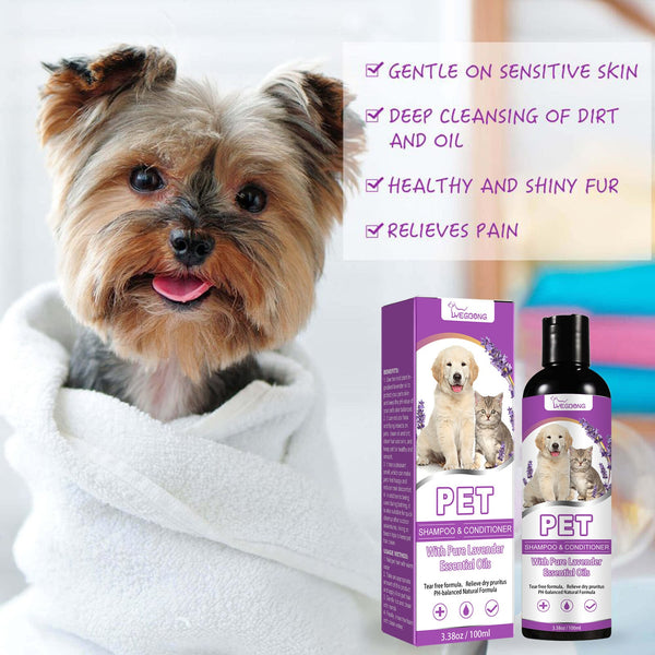 Pet Shampoo Pet Bath Relieve Skin Itching Hair Soft Non - knotted Shampoo - Yahko Merchandise