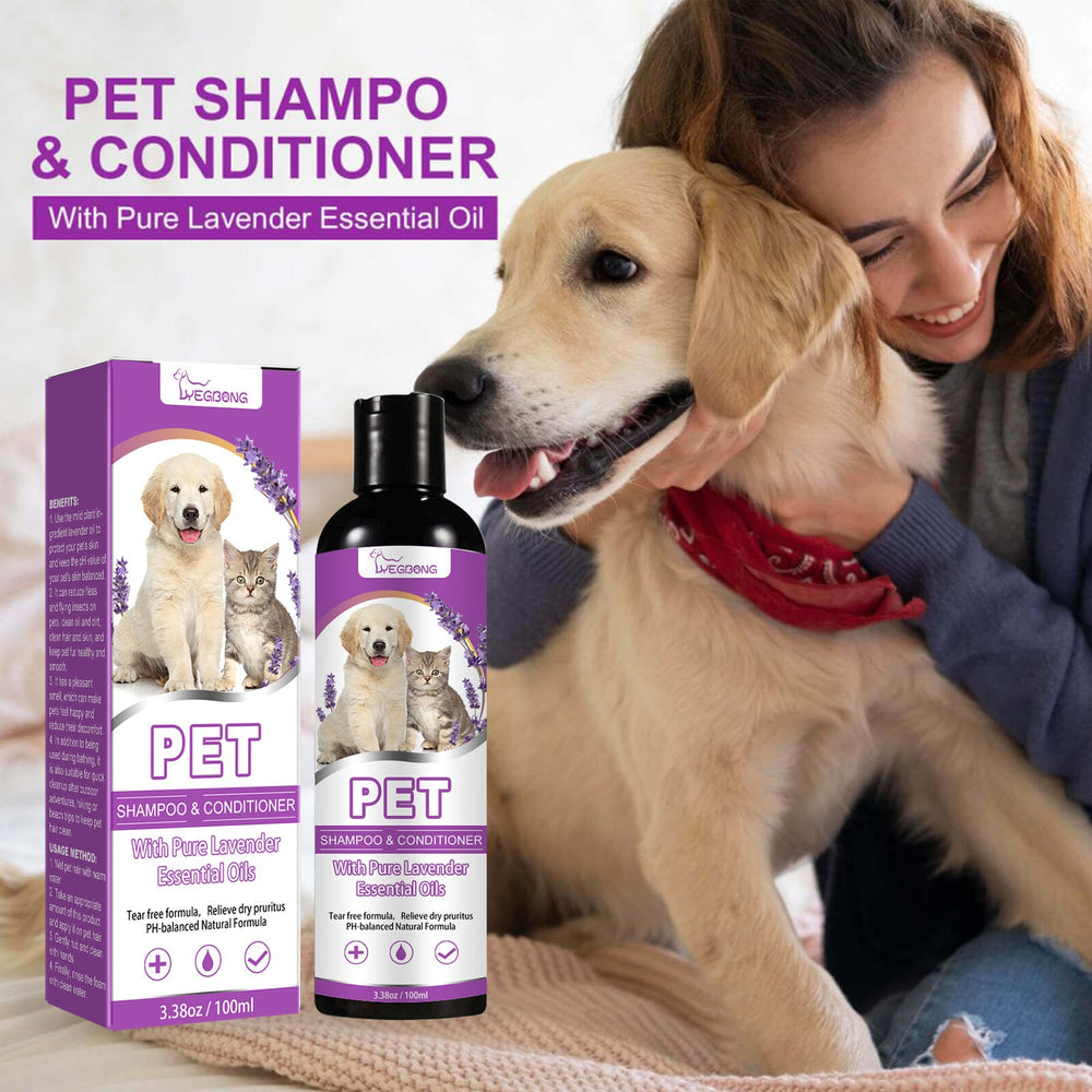 Pet Shampoo Pet Bath Relieve Skin Itching Hair Soft Non - knotted Shampoo - Yahko Merchandise