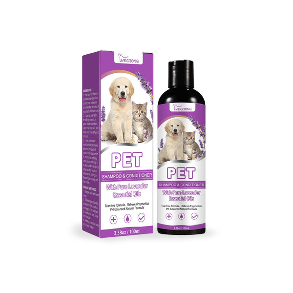 Pet Shampoo Pet Bath Relieve Skin Itching Hair Soft Non - knotted Shampoo - Yahko Merchandise