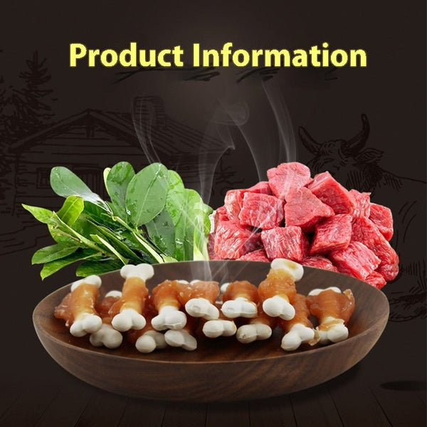 Pet Snack Chicken Wrapped Around Milk Bones 400g - Yahko Merchandise