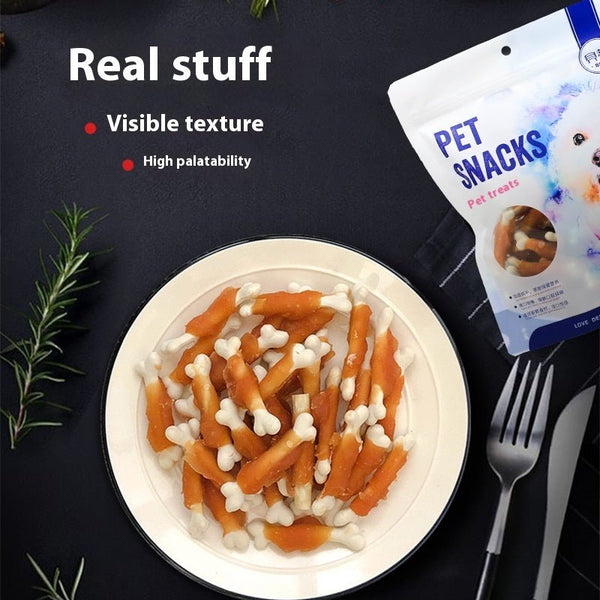 Pet Snack Chicken Wrapped Around Milk Bones 400g - Yahko Merchandise