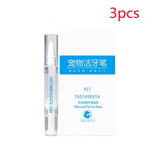 Pet Toothbrush Pen Teeth Cleaning Tools Breath Pet - Yahko Merchandise
