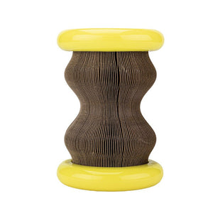 Pet Toy Magic Organ Corrugated Paper Wheel Cat Scratching Board Powder - Yahko Merchandise