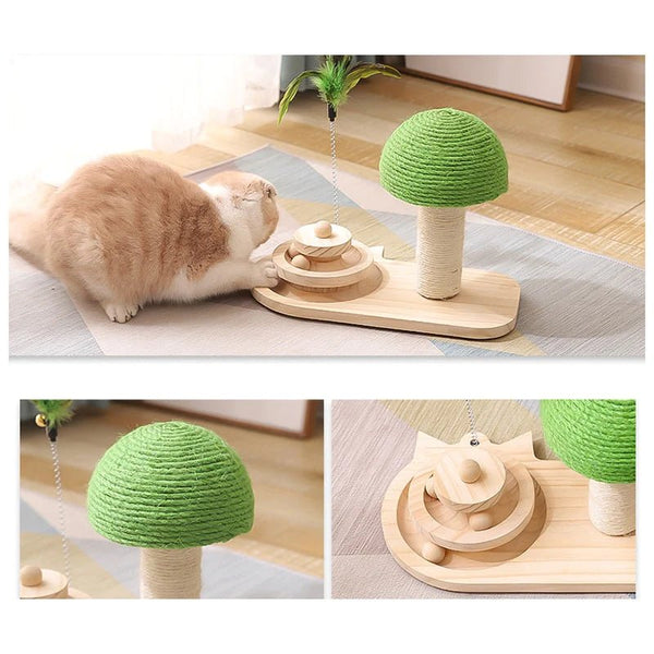 Pet Tree Scratching Post with Toy - Yahko Merchandise