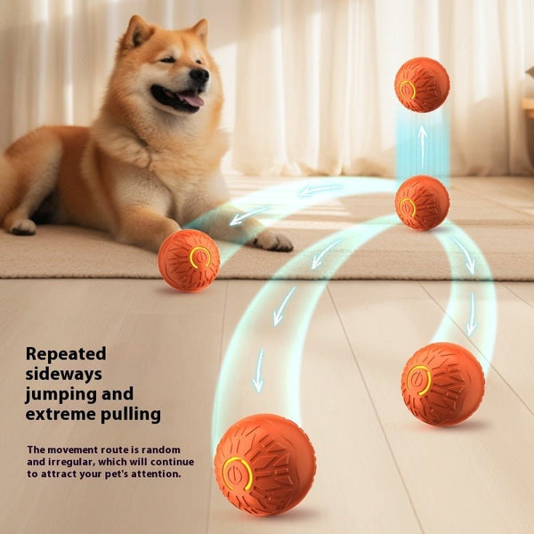 Pets Electric Jumping Ball Automatic Dog - teasing Luminous Pet Products Pets Dogs Training Products Ball Toys For Dogs Resistance - Yahko Merchandise