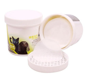 Pets to tears wipes Teddy Bear Xiong Bomei cat eyes tear stains cleaning paper towels pet supplies 100 pieces - Yahko Merchandise