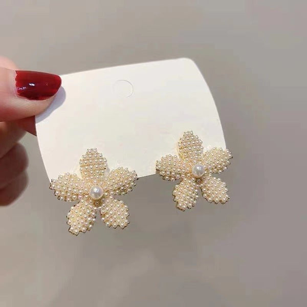 Pineapple Starfish Pearl Earrings - Yahko Merchandise