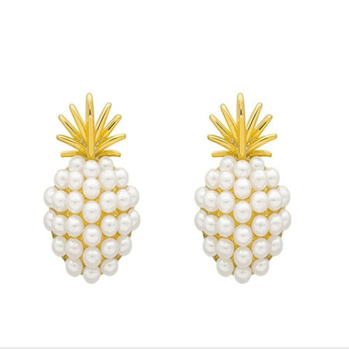 Pineapple Starfish Pearl Earrings - Yahko Merchandise