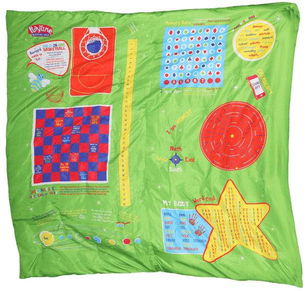 Playtime Reversible Slumber Bag. Over 35 Fun Interactive Games! - Yahko Merchandise