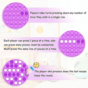 Pop it fidget toys Game For Adult Kid Push Bubble Fidget Sensory Toy - Yahko Merchandise