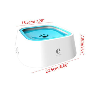 Portable Dog Bowl Pet Floating Bowl Splash - proof - Yahko Merchandise