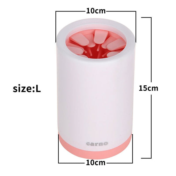 Portable Pet Paw Cleaner Cup Soft Silicone Comb - Yahko Merchandise