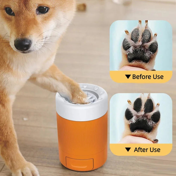 Portable Pet Paw Cleaning Cup Semi - Automatic Cleaning And Grooming Dog - Yahko Merchandise