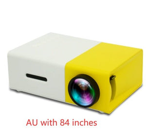 Portable Projector 3D Hd Led Home Theater Cinema HDMI - compatible Usb Audio Projector Yg300 Mini Projector - Yahko Merchandise