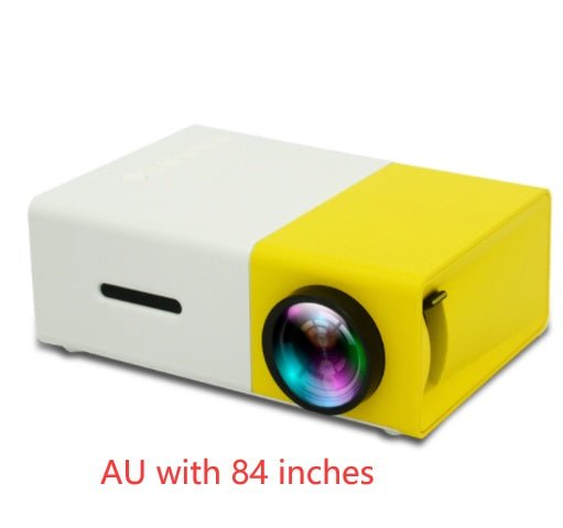 Portable Projector 3D Hd Led Home Theater Cinema HDMI - compatible Usb Audio Projector Yg300 Mini Projector - Yahko Merchandise