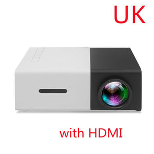 Portable Projector 3D Hd Led Home Theater Cinema HDMI - compatible Usb Audio Projector Yg300 Mini Projector - Yahko Merchandise