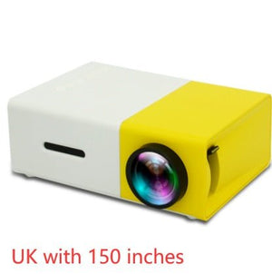 Portable Projector 3D Hd Led Home Theater Cinema HDMI - compatible Usb Audio Projector Yg300 Mini Projector - Yahko Merchandise