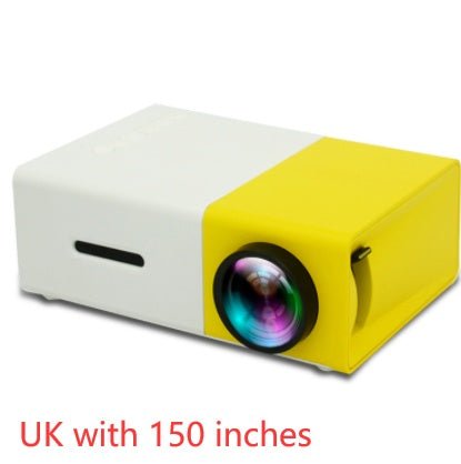 Portable Projector 3D Hd Led Home Theater Cinema HDMI - compatible Usb Audio Projector Yg300 Mini Projector - Yahko Merchandise