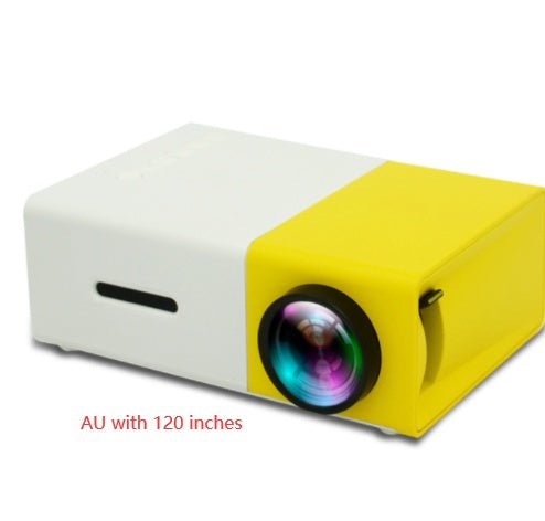 Portable Projector 3D Hd Led Home Theater Cinema HDMI - compatible Usb Audio Projector Yg300 Mini Projector - Yahko Merchandise