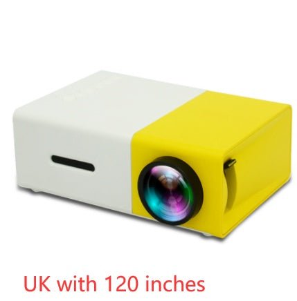 Portable Projector 3D Hd Led Home Theater Cinema HDMI - compatible Usb Audio Projector Yg300 Mini Projector - Yahko Merchandise