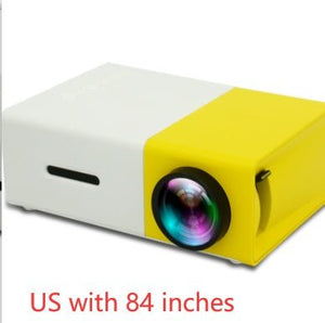 Portable Projector 3D Hd Led Home Theater Cinema HDMI - compatible Usb Audio Projector Yg300 Mini Projector - Yahko Merchandise