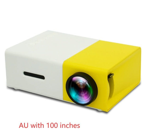 Portable Projector 3D Hd Led Home Theater Cinema HDMI - compatible Usb Audio Projector Yg300 Mini Projector - Yahko Merchandise