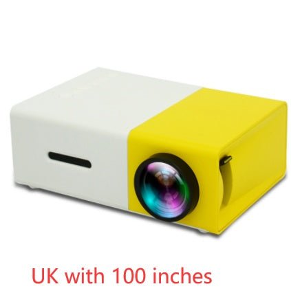 Portable Projector 3D Hd Led Home Theater Cinema HDMI - compatible Usb Audio Projector Yg300 Mini Projector - Yahko Merchandise