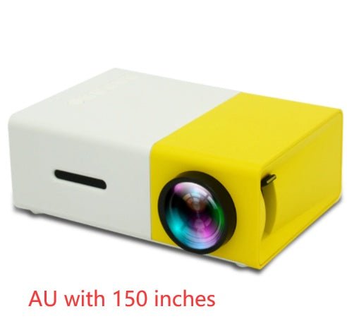 Portable Projector 3D Hd Led Home Theater Cinema HDMI - compatible Usb Audio Projector Yg300 Mini Projector - Yahko Merchandise