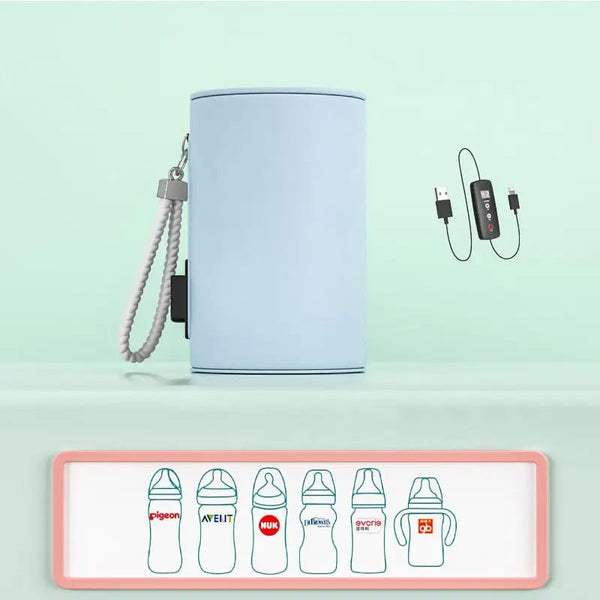 Portable USB Baby Bottle Warmer Heating Jacket - Yahko Merchandise
