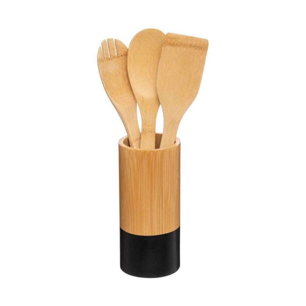Pot for Kitchen Utensils 5five Noir Kitchen - Yahko Merchandise