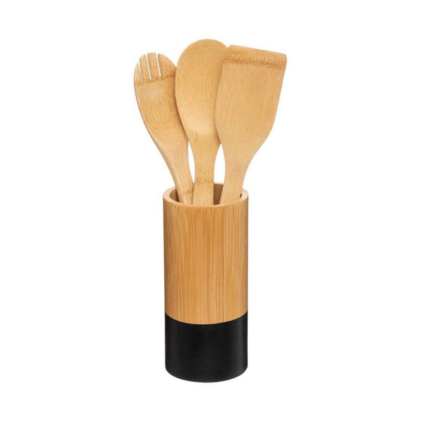 Pot for Kitchen Utensils 5five Noir Kitchen - Yahko Merchandise